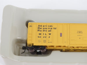 N Scale Athearn 10544 MILW Milwaukee Road 50' Single Door Box Car #502222