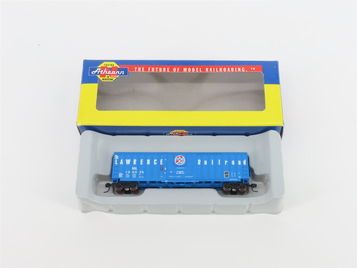 N Scale Athearn 10550 NSL St Lawrence Railroad 50&#39; Single Door Box Car #100035