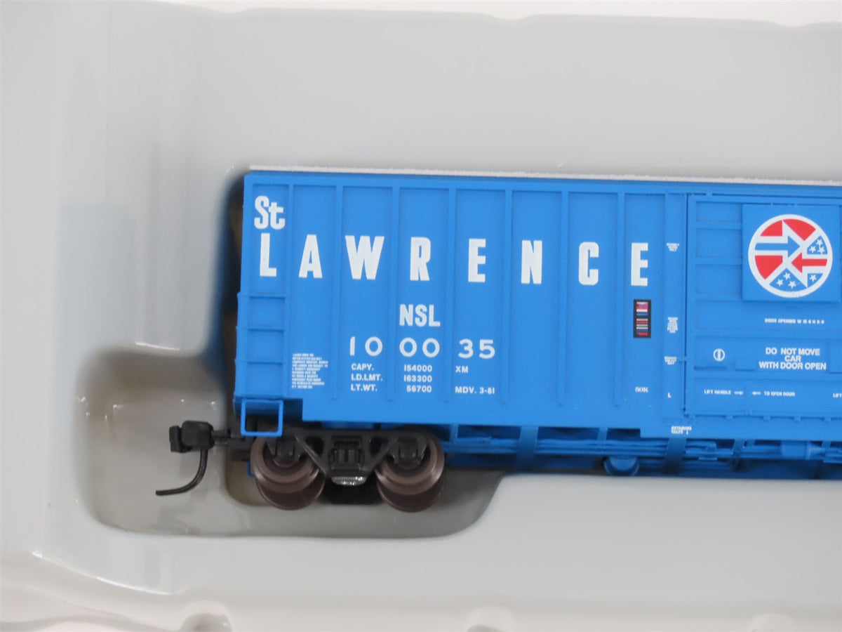N Scale Athearn 10550 NSL St Lawrence Railroad 50&#39; Single Door Box Car #100035