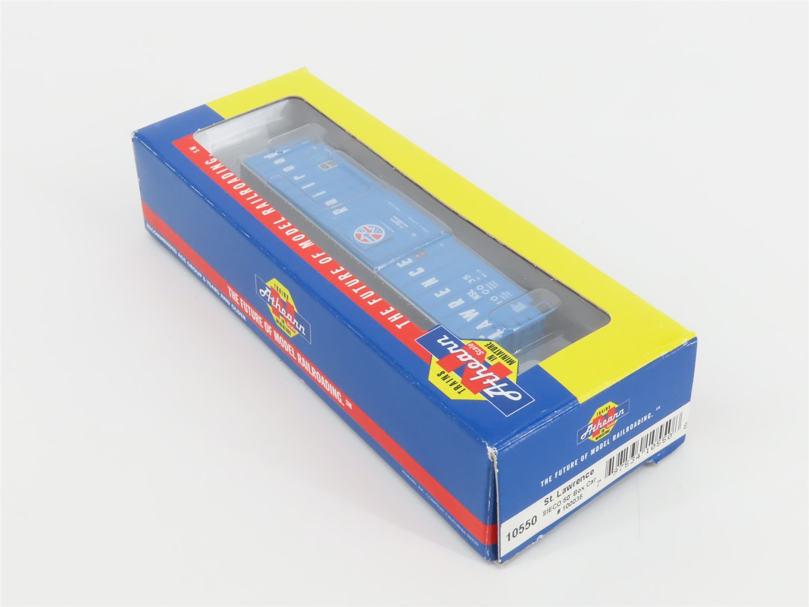 N Scale Athearn 10550 NSL St Lawrence Railroad 50' Single Door Box Car #100035