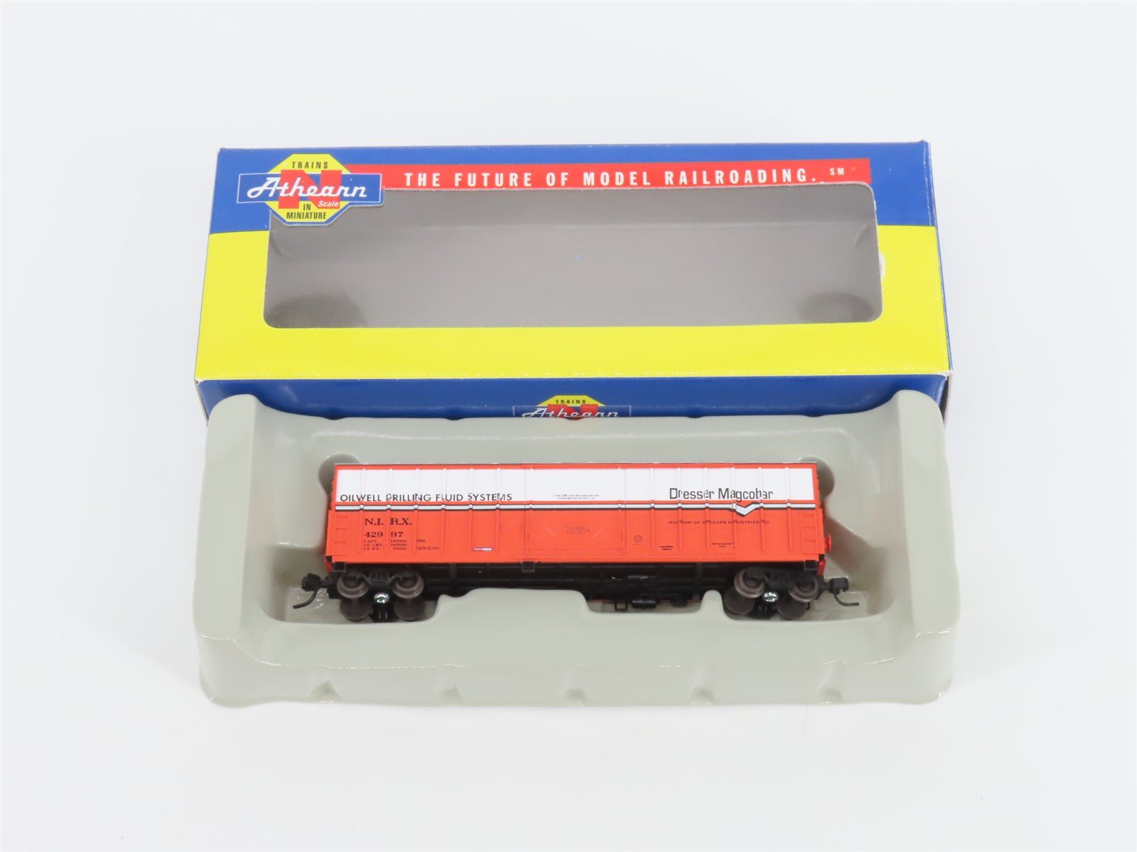 N Scale Athearn 10660 NIRX Dresser Magcobar 50' Single Door Box Car #42997