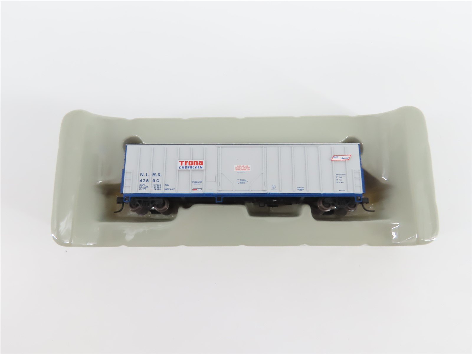 N Scale Athearn 10662 NIRX Trona Chemicals 50' Single Door Box Car #42890