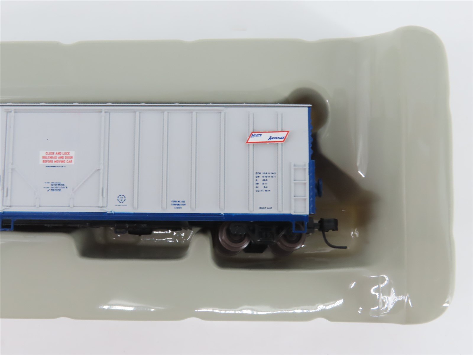 N Scale Athearn 10662 NIRX Trona Chemicals 50' Single Door Box Car #42890