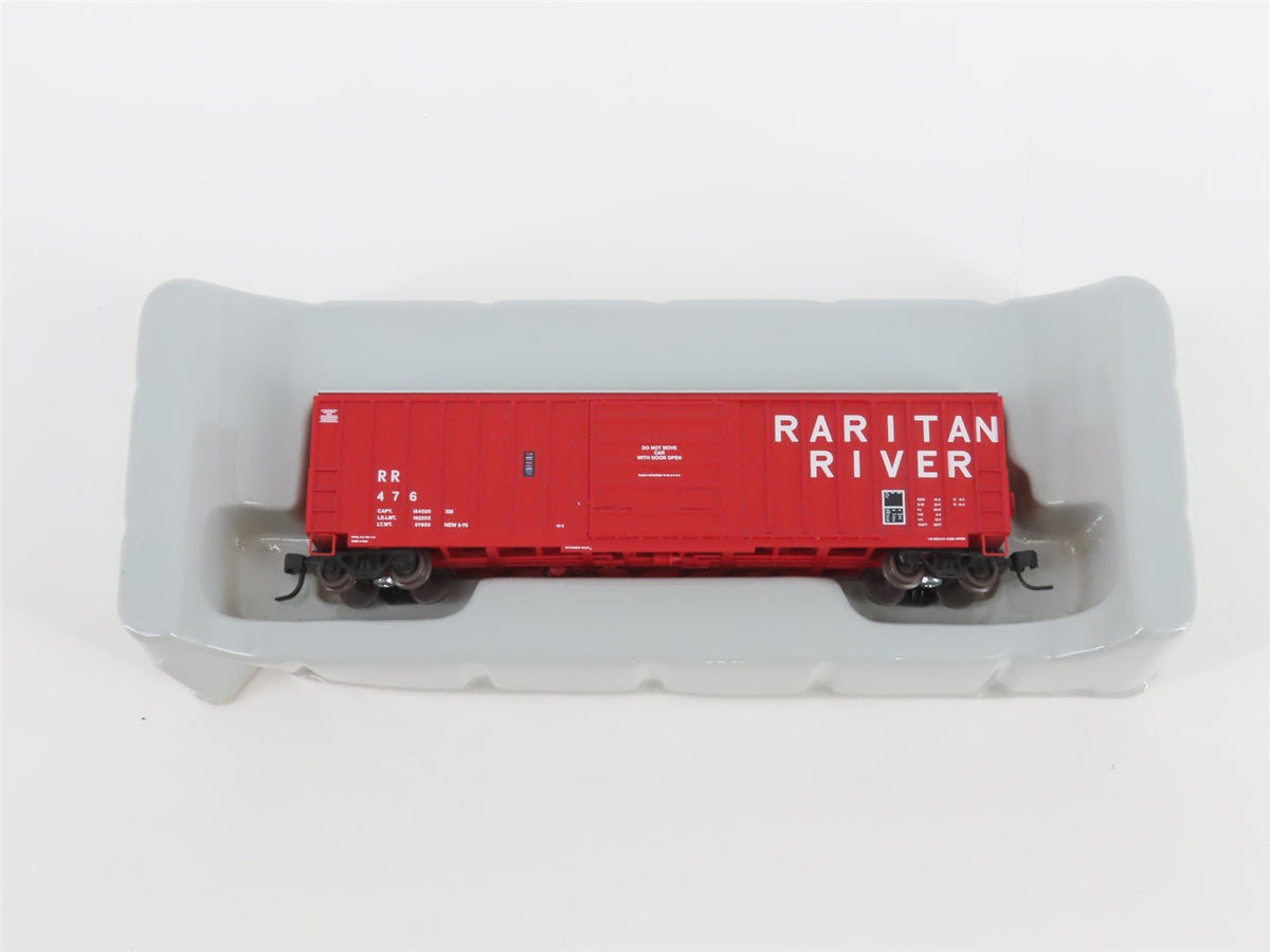 N Scale Athearn 10556 RR Raritan River 50&#39; Single Door Box Car #476