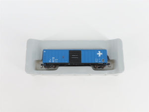 N Scale Athearn 10542 BM Boston & Maine Railroad 50' Single Door Box Car #78162