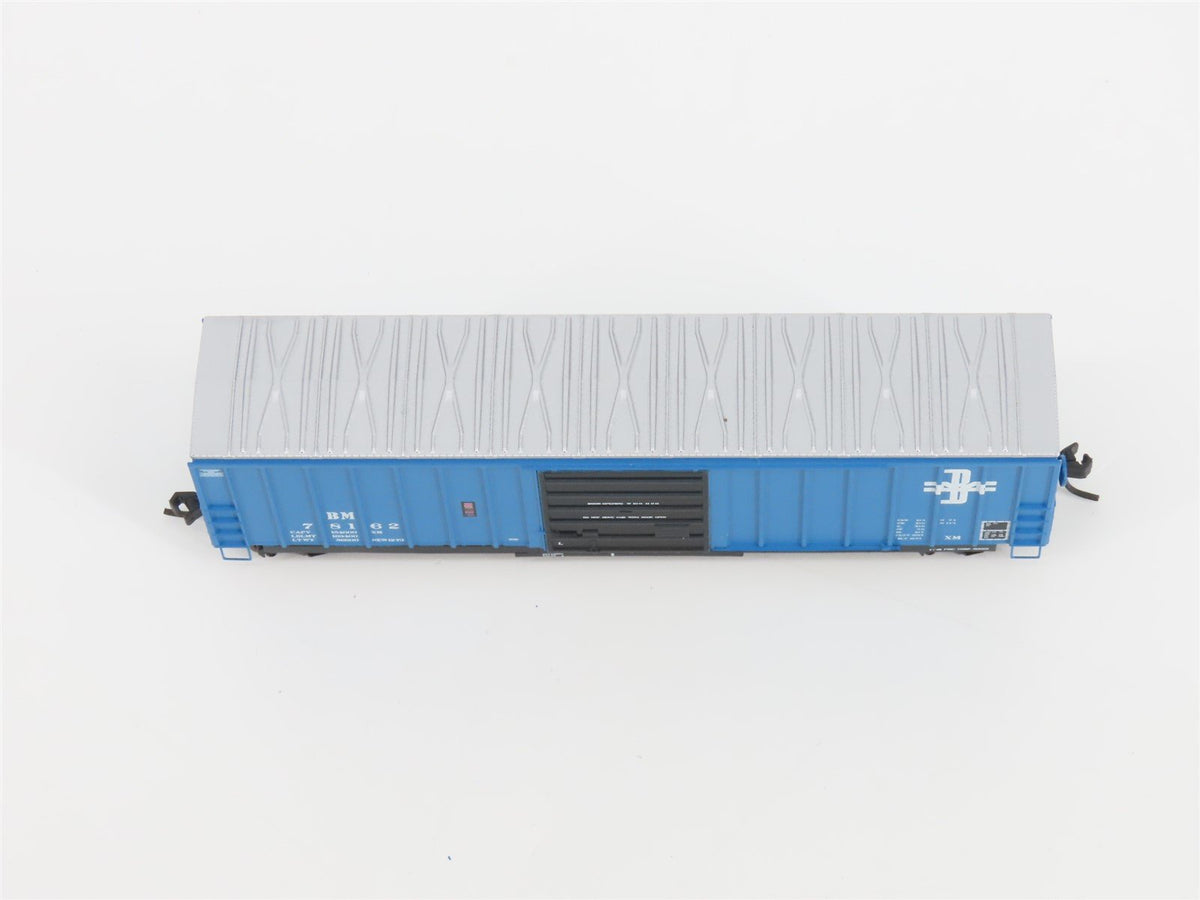 N Scale Athearn 10542 BM Boston &amp; Maine Railroad 50&#39; Single Door Box Car #78162