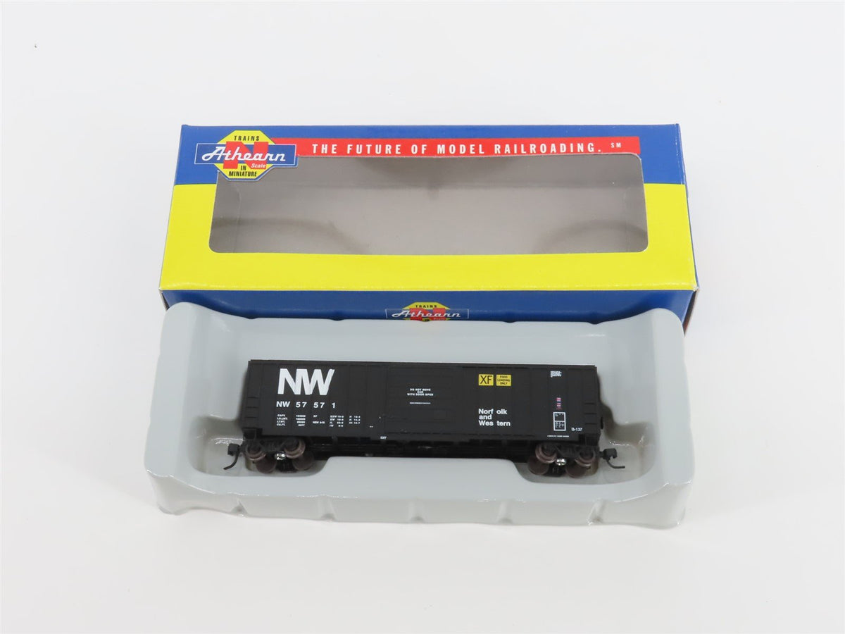 N Scale Athearn 10546 NW Norfolk &amp; Western 50&#39; Single Door Box Car #57571