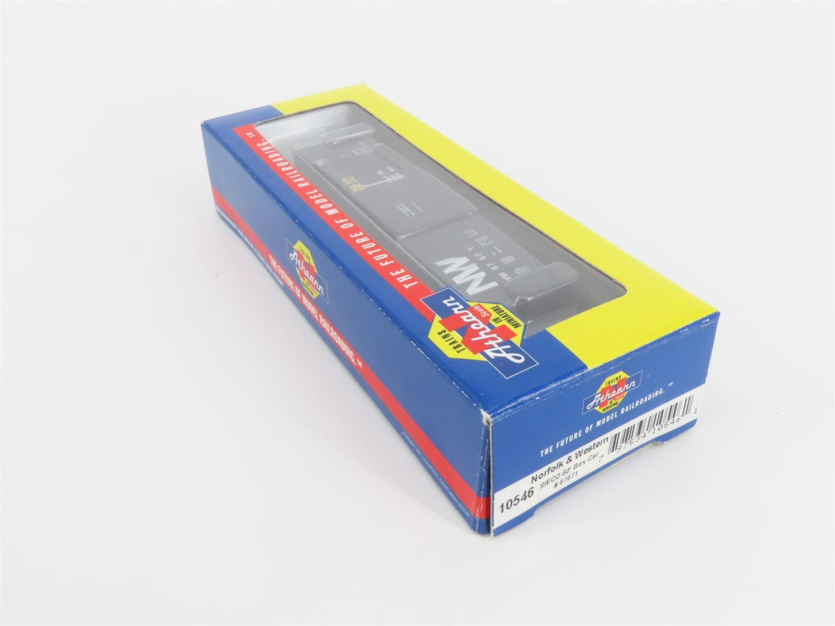 N Scale Athearn 10546 NW Norfolk &amp; Western 50&#39; Single Door Box Car #57571