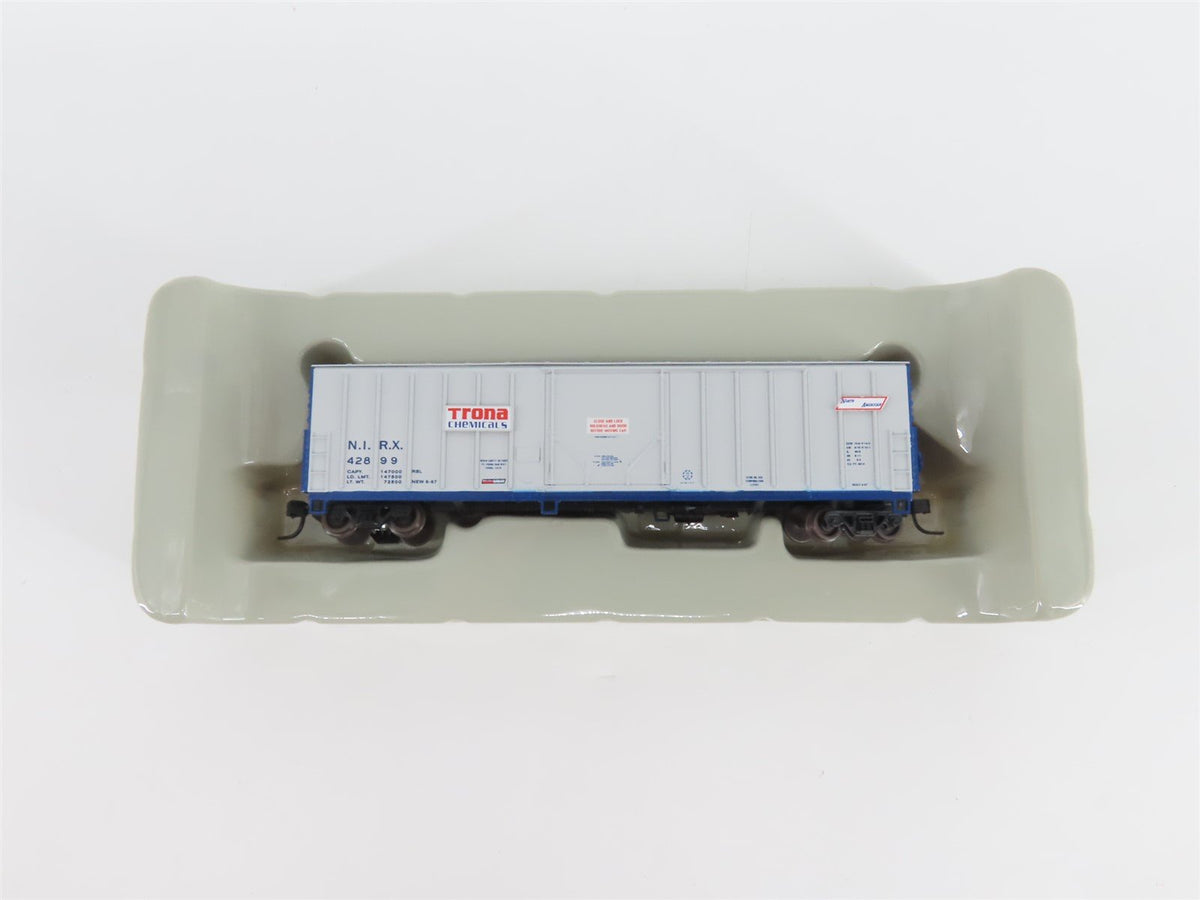 N Scale Athearn 10663 NIRX Trona Chemicals 50&#39; Single Door Box Car #42899