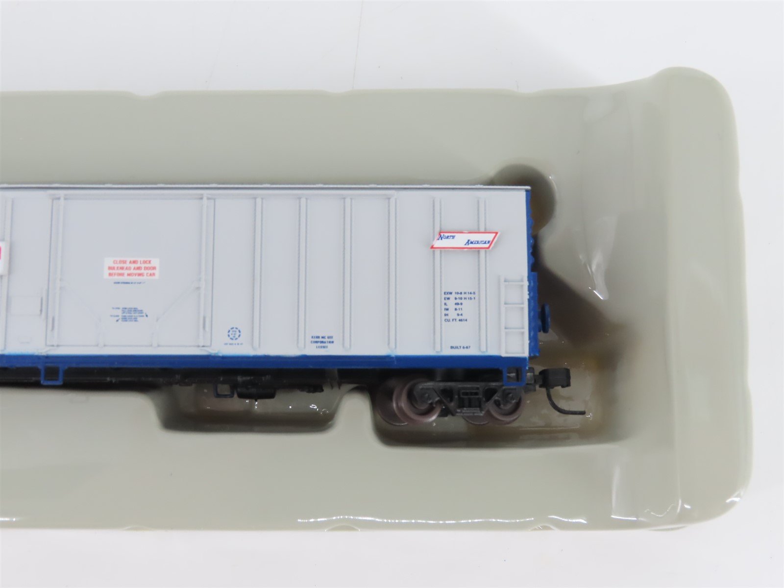 N Scale Athearn 10663 NIRX Trona Chemicals 50' Single Door Box Car #42899