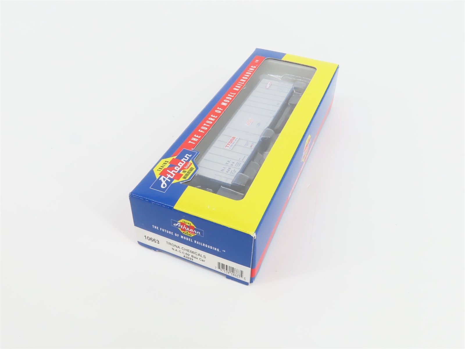 N Scale Athearn 10663 NIRX Trona Chemicals 50' Single Door Box Car #42899