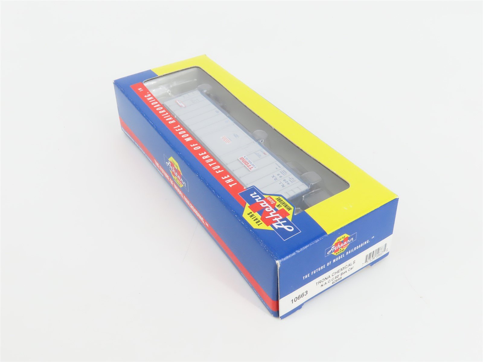 N Scale Athearn 10663 NIRX Trona Chemicals 50' Single Door Box Car #42899