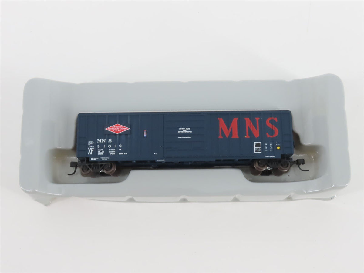 N Scale Athearn 10553 MNS Minneapolis Northfield &amp; Southern 50&#39; Box Car #51019