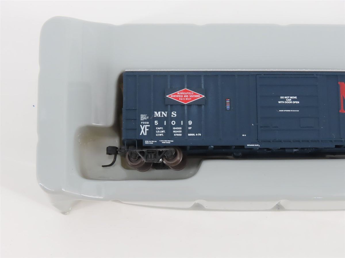 N Scale Athearn 10553 MNS Minneapolis Northfield &amp; Southern 50&#39; Box Car #51019