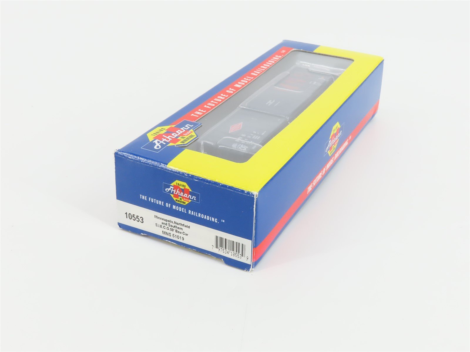 N Scale Athearn 10553 MNS Minneapolis Northfield & Southern 50' Box Car #51019