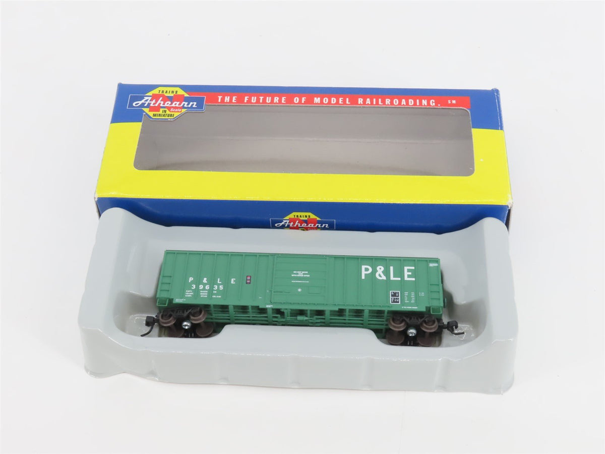 N Scale Athearn 10548 P&amp;LE Pittsburgh &amp; Lake Erie 50&#39; Single Door Box Car #39635