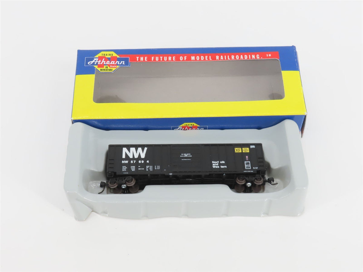 N Scale Athearn 10545 NW Norfolk &amp; Western 50&#39; Single Door Box Car #57694