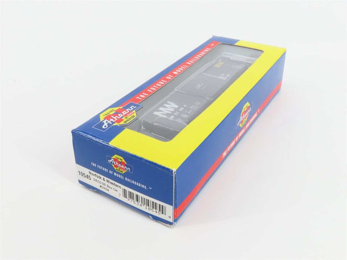 N Scale Athearn 10545 NW Norfolk &amp; Western 50&#39; Single Door Box Car #57694