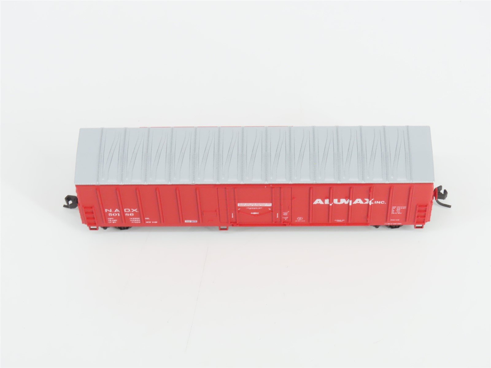 N Scale Athearn 10658 NADX ALUMAX 50' Single Door Box Car #50186