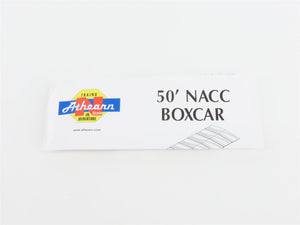 N Scale Athearn 10658 NADX ALUMAX 50' Single Door Box Car #50186