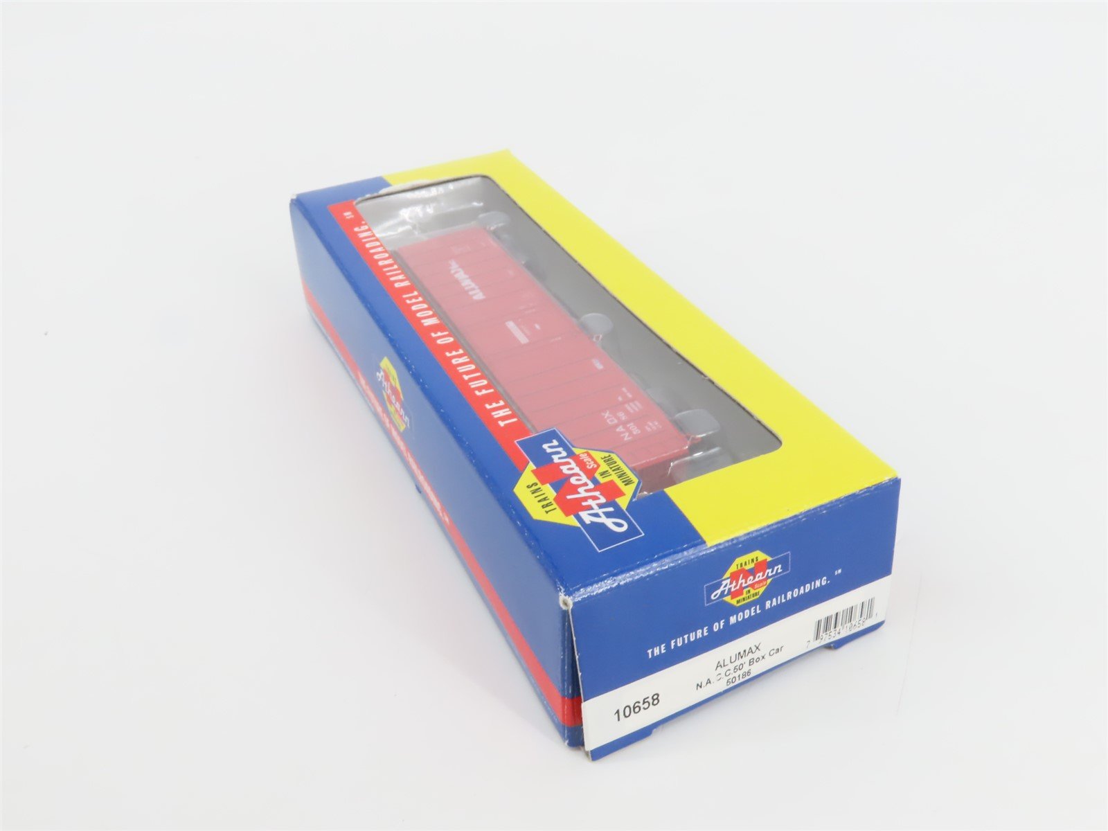 N Scale Athearn 10658 NADX ALUMAX 50' Single Door Box Car #50186