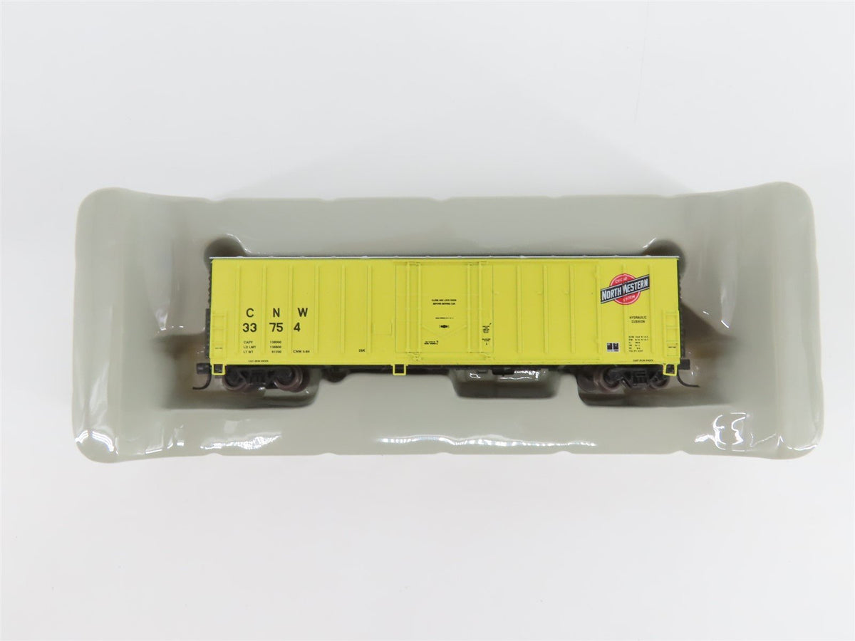 N Scale Athearn 10653 CNW Chicago Northwestern 50&#39; Single Door Box Car #33754