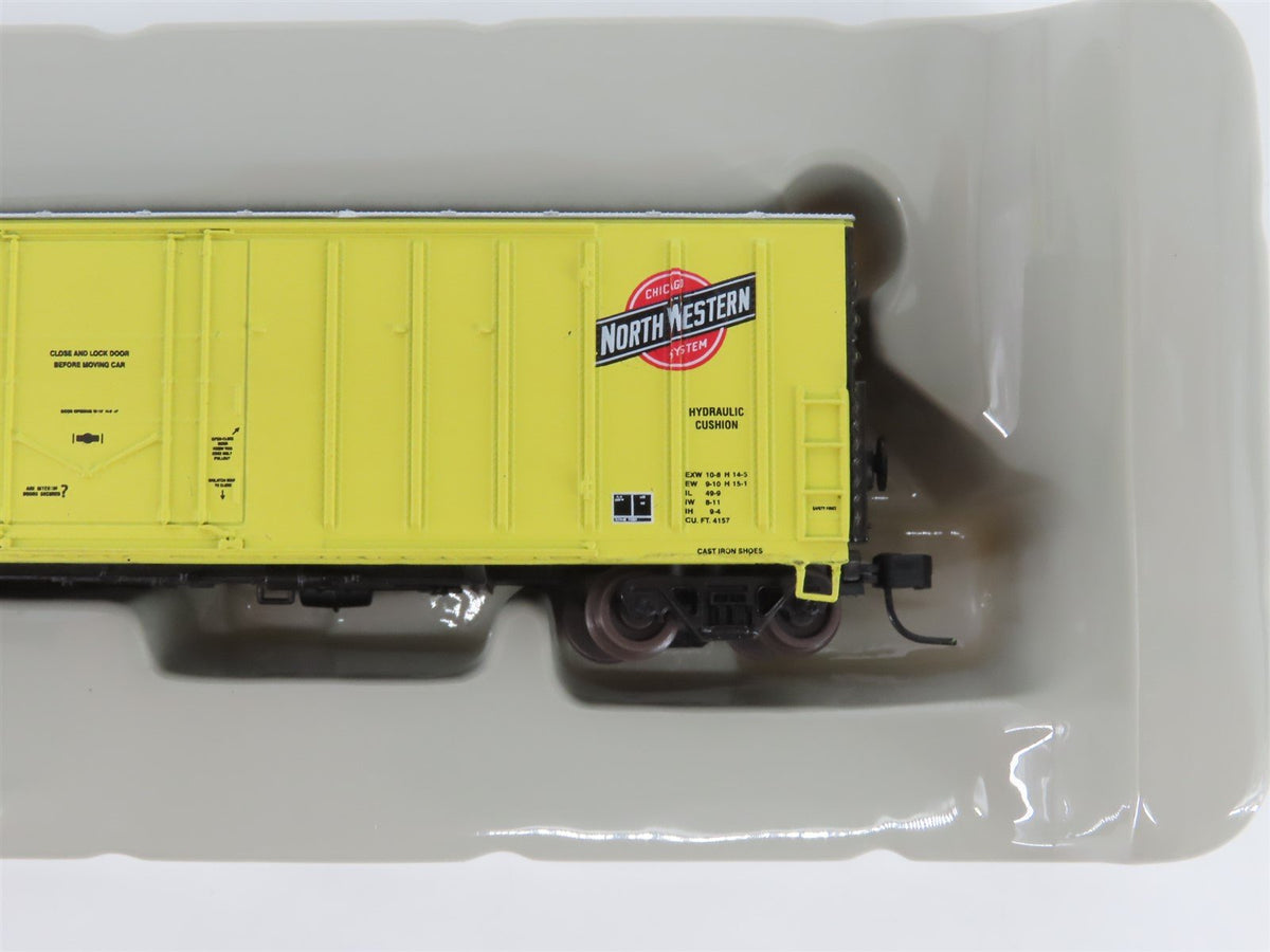 N Scale Athearn 10653 CNW Chicago Northwestern 50&#39; Single Door Box Car #33754