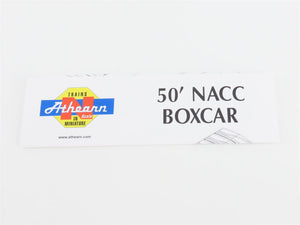 N Scale Athearn 10653 CNW Chicago Northwestern 50' Single Door Box Car #33754