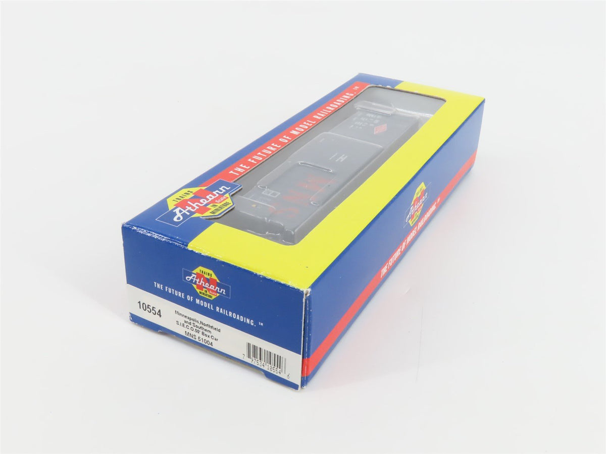 N Scale Athearn 10554 MNS Minneapolis Northfield &amp; Southern 50&#39; Box Car #51004