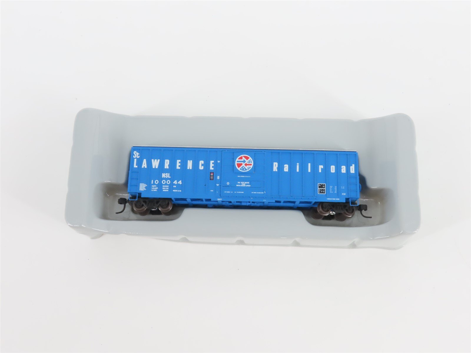 N Scale Athearn 10549 NSL St Lawrence Railroad 50' Single Door Box Car #100044