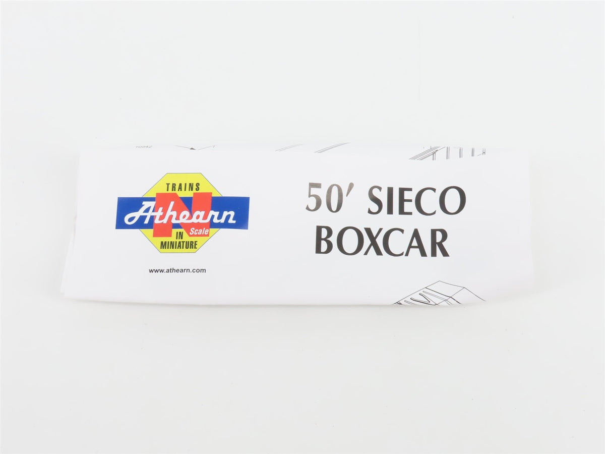 N Scale Athearn 10551 AN Apalachicola Northern 50&#39; Single Door Box Car #7027