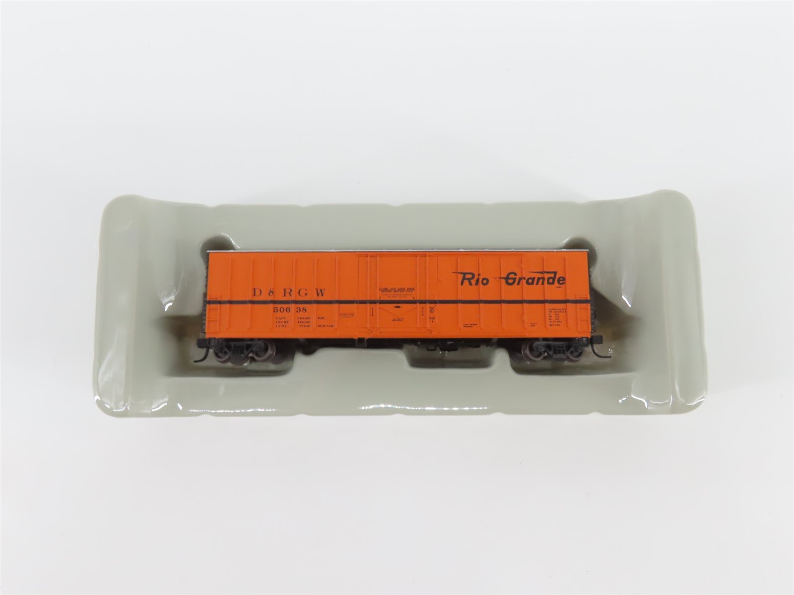N Scale Athearn 10654 D&RGW Rio Grande 50' Single Door Box Car #50638