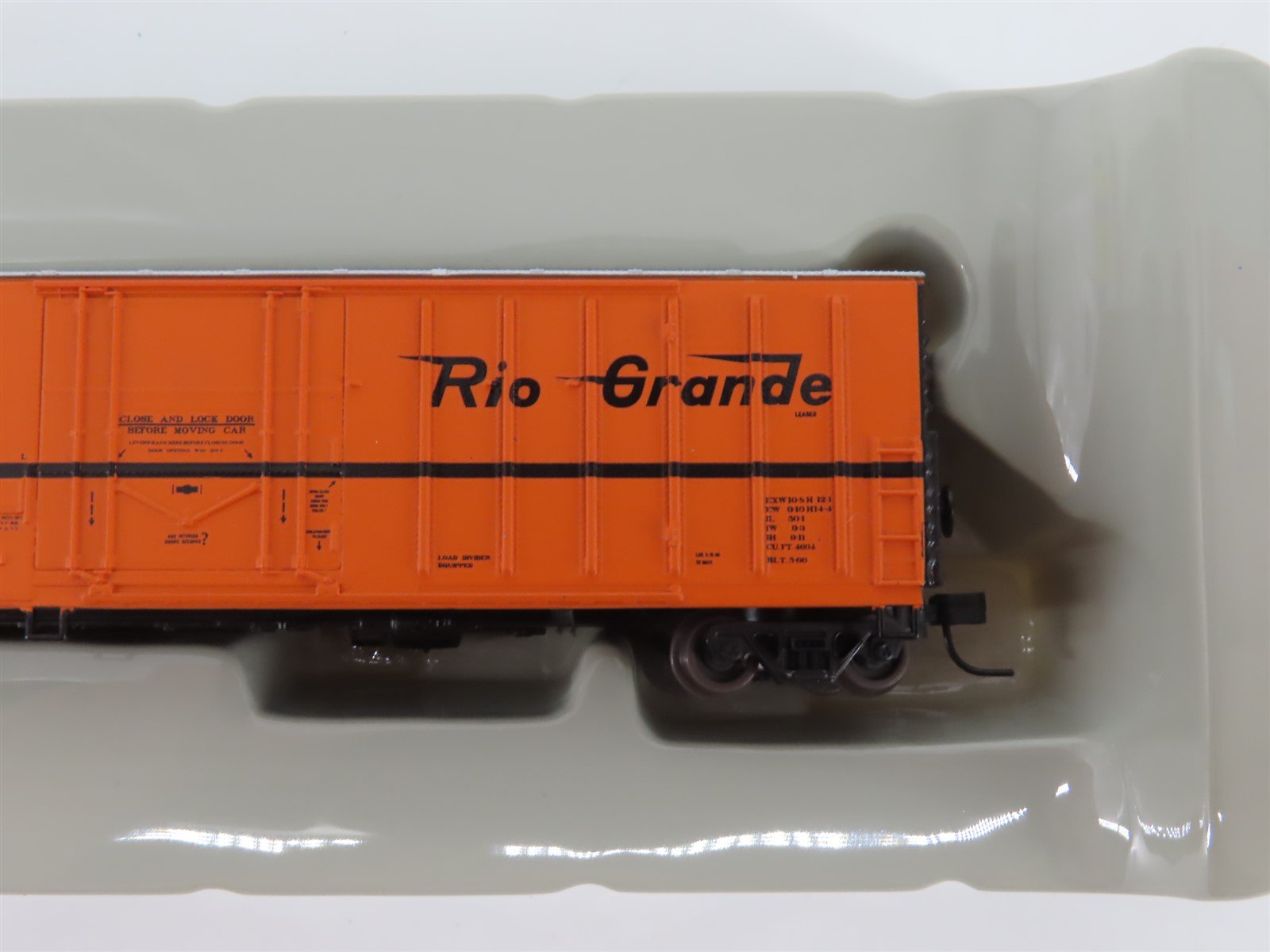 N Scale Athearn 10654 D&RGW Rio Grande 50' Single Door Box Car #50638