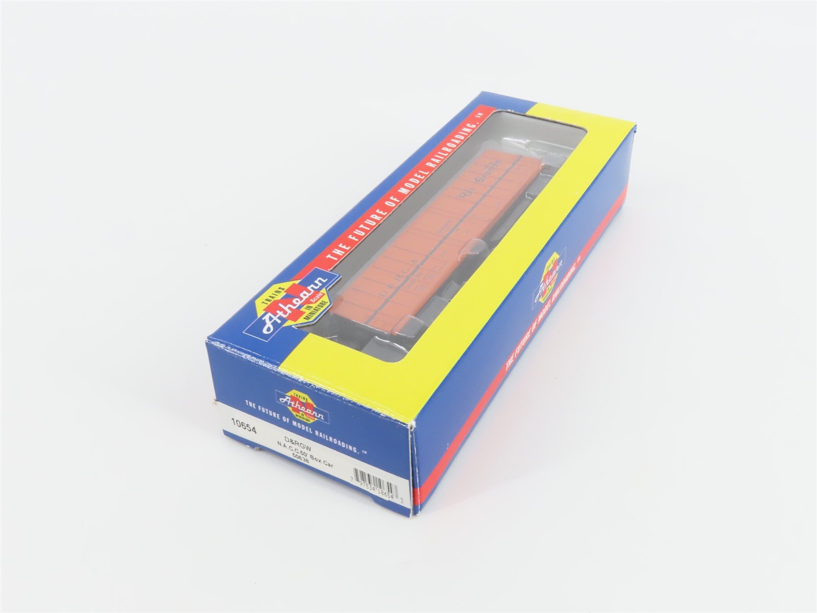 N Scale Athearn 10654 D&RGW Rio Grande 50' Single Door Box Car #50638