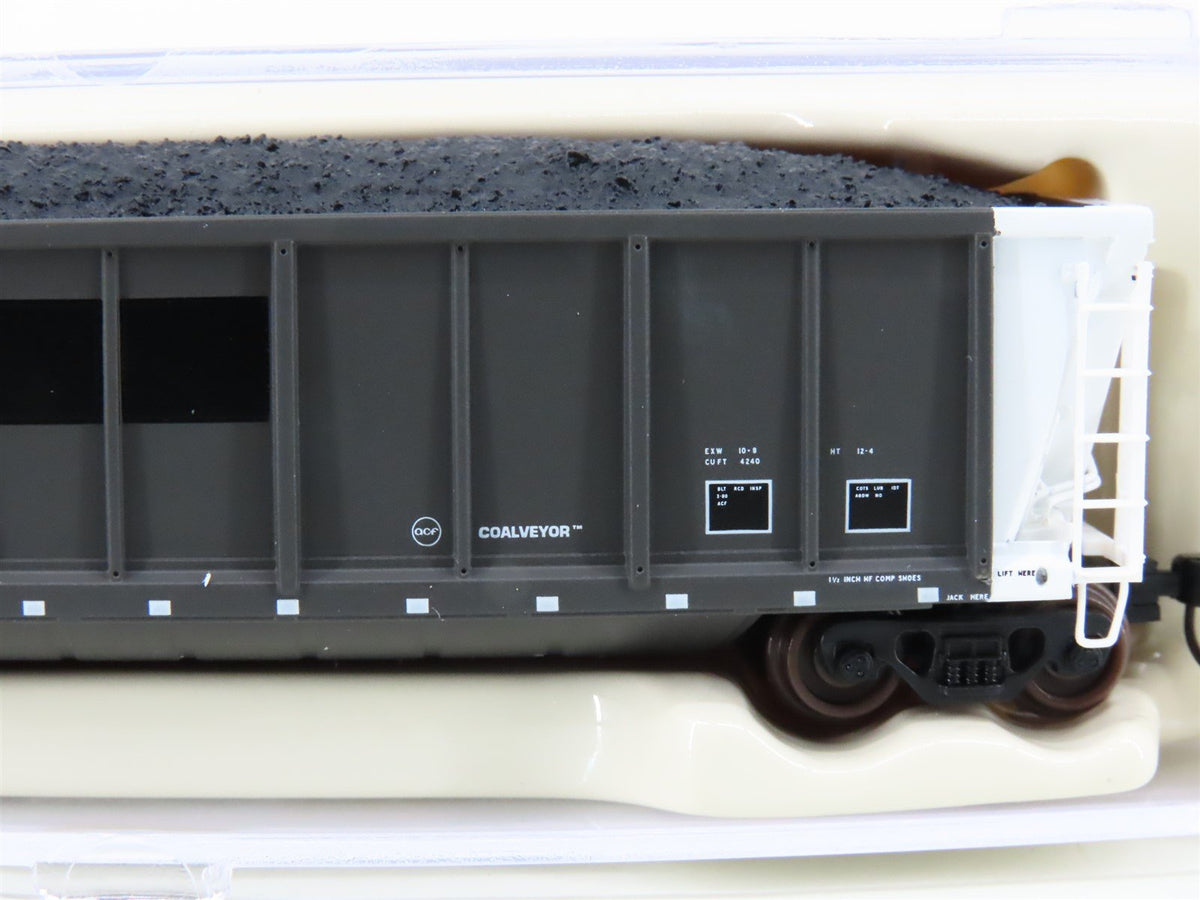 N Scale Atlas 43810-7 GBRX Greenbriar Leasing Coalveyor Hopper #92056 w/Load