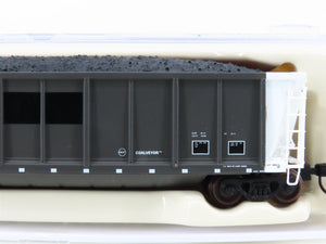 N Scale Atlas 43810-12 GBRX Greenbriar Leasing Coalveyor Hopper #92139 w/Load