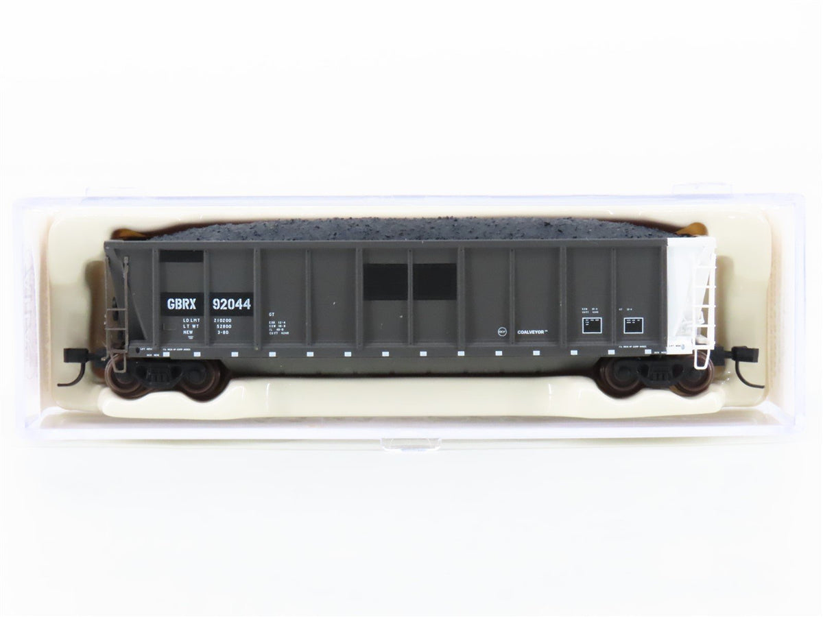N Scale Atlas 43810-5 GBRX Greenbriar Leasing Coalveyor Hopper #92044 w/Load