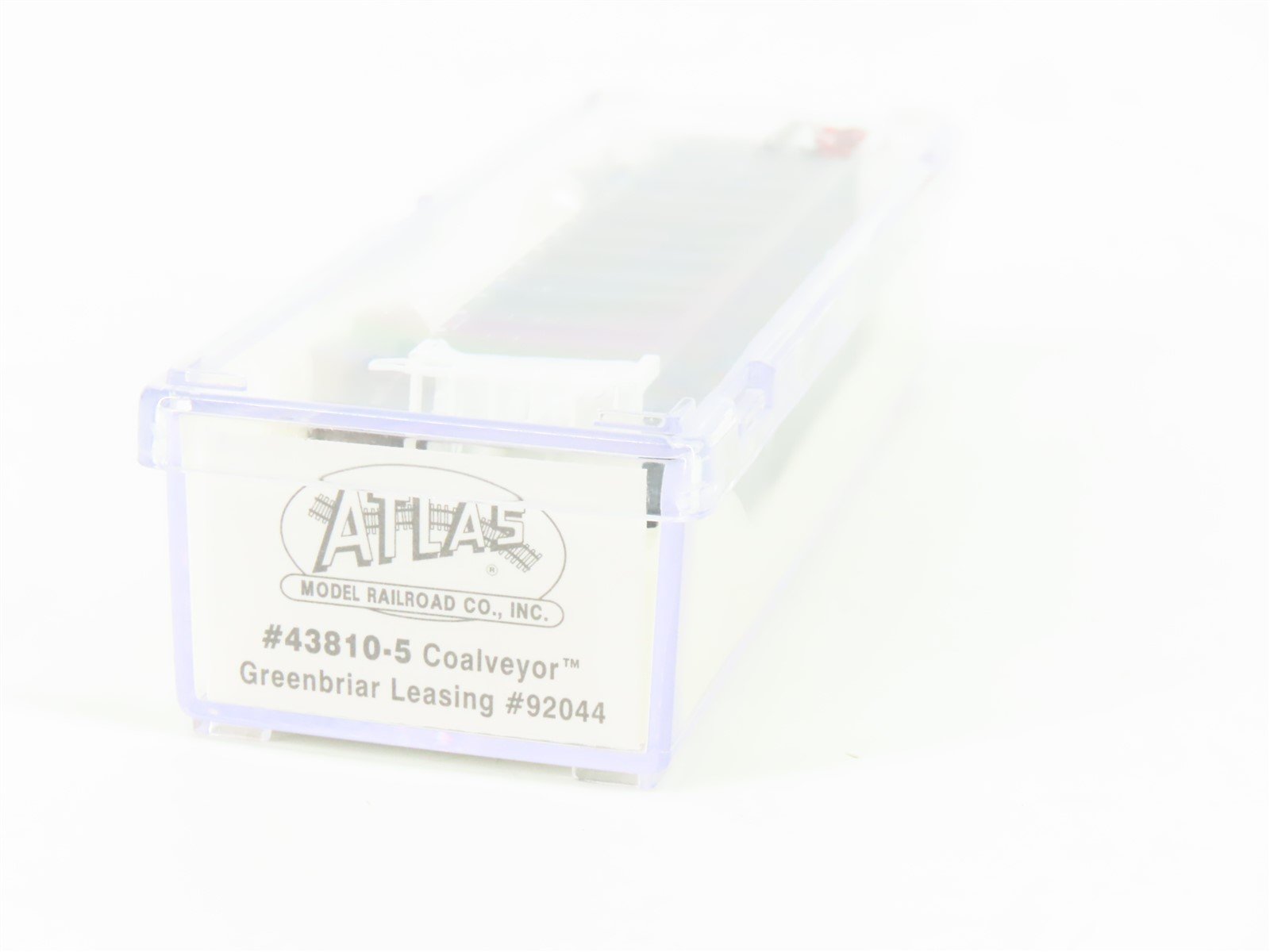 N Scale Atlas 43810-5 GBRX Greenbriar Leasing Coalveyor Hopper #92044 w/Load