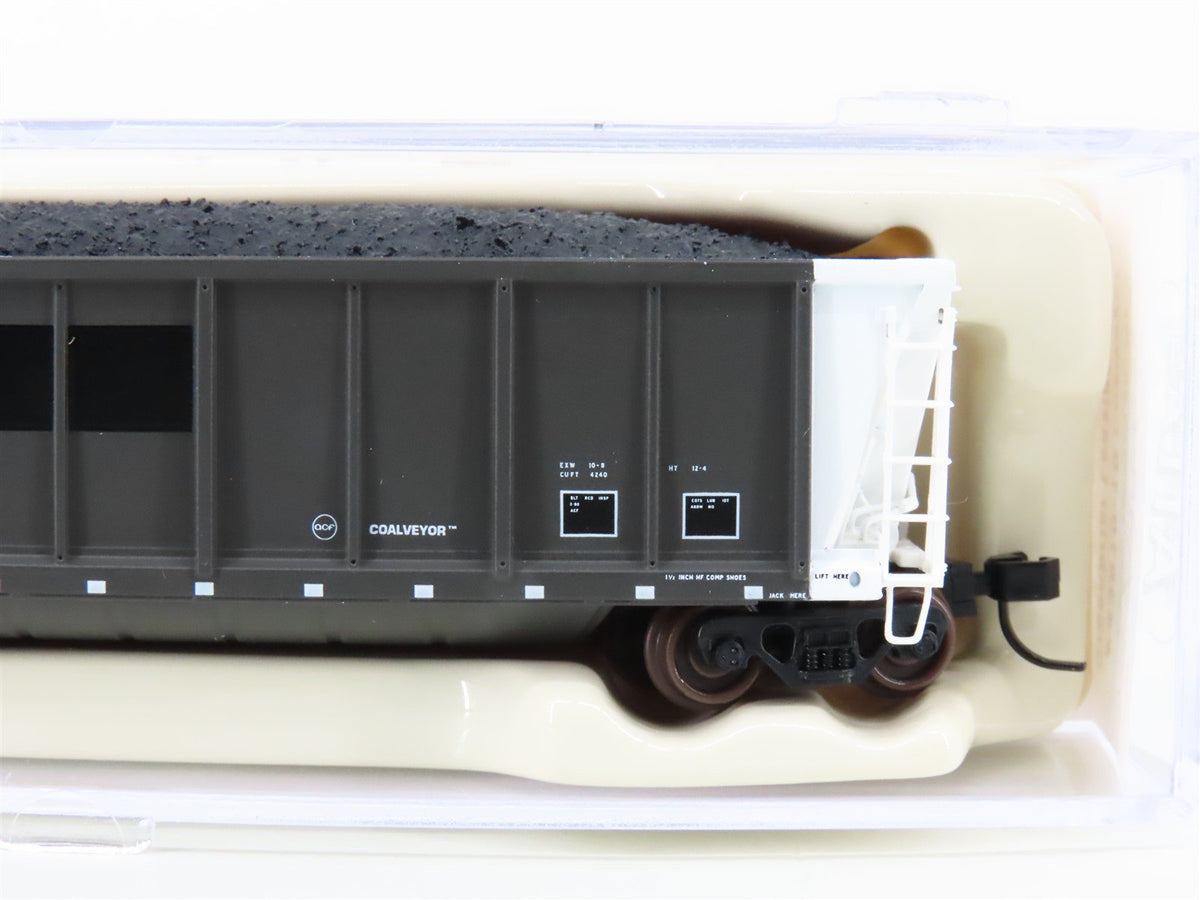 N Scale Atlas 43810-10 GBRX Greenbriar Leasing Coalveyor Hopper #92092 w/Load