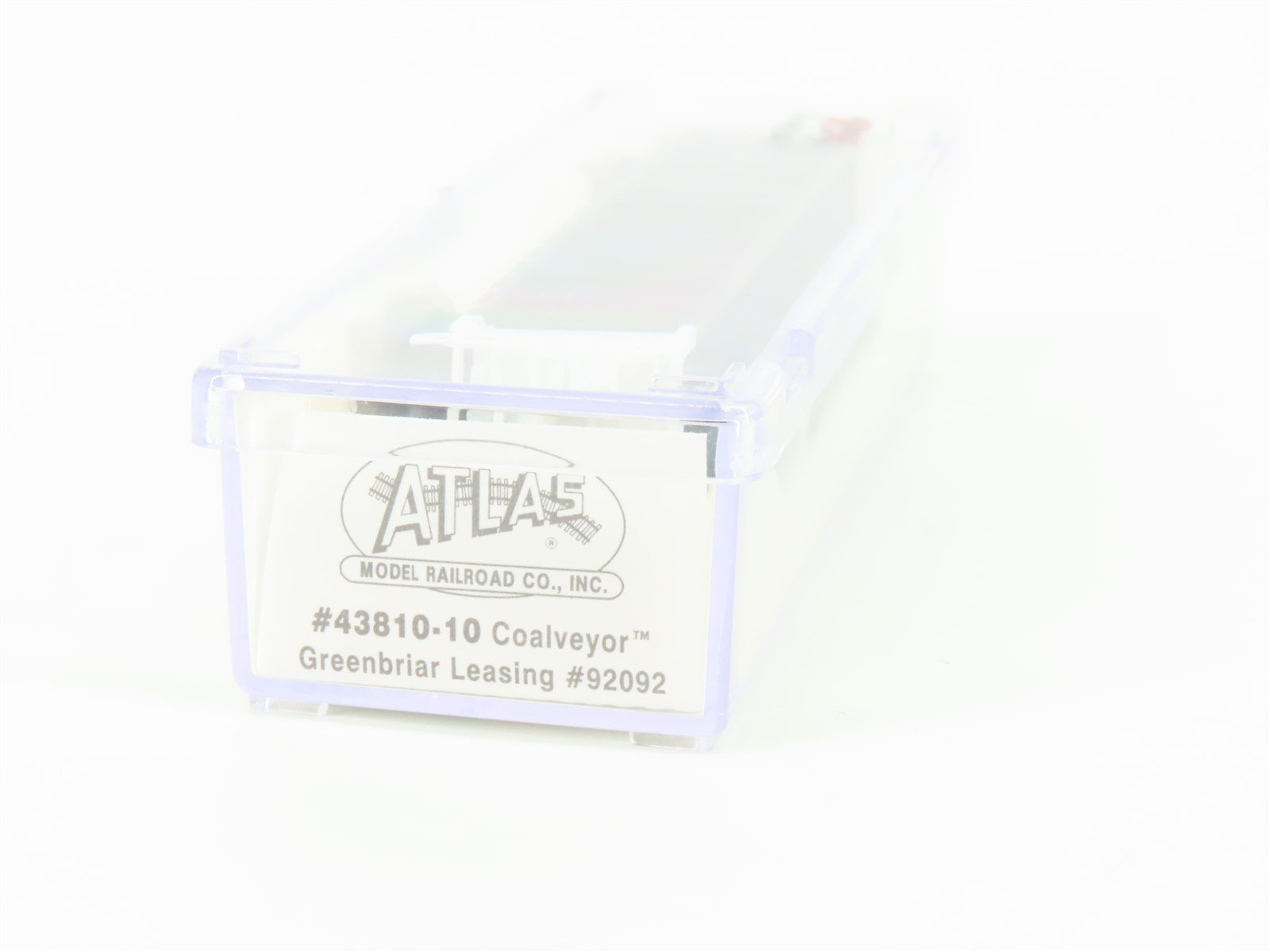 N Scale Atlas 43810-10 GBRX Greenbriar Leasing Coalveyor Hopper #92092 w/Load