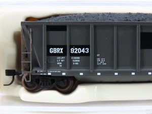 N Scale Atlas 43810-4 GBRX Greenbriar Leasing Coalveyor Hopper #92043 w/Load