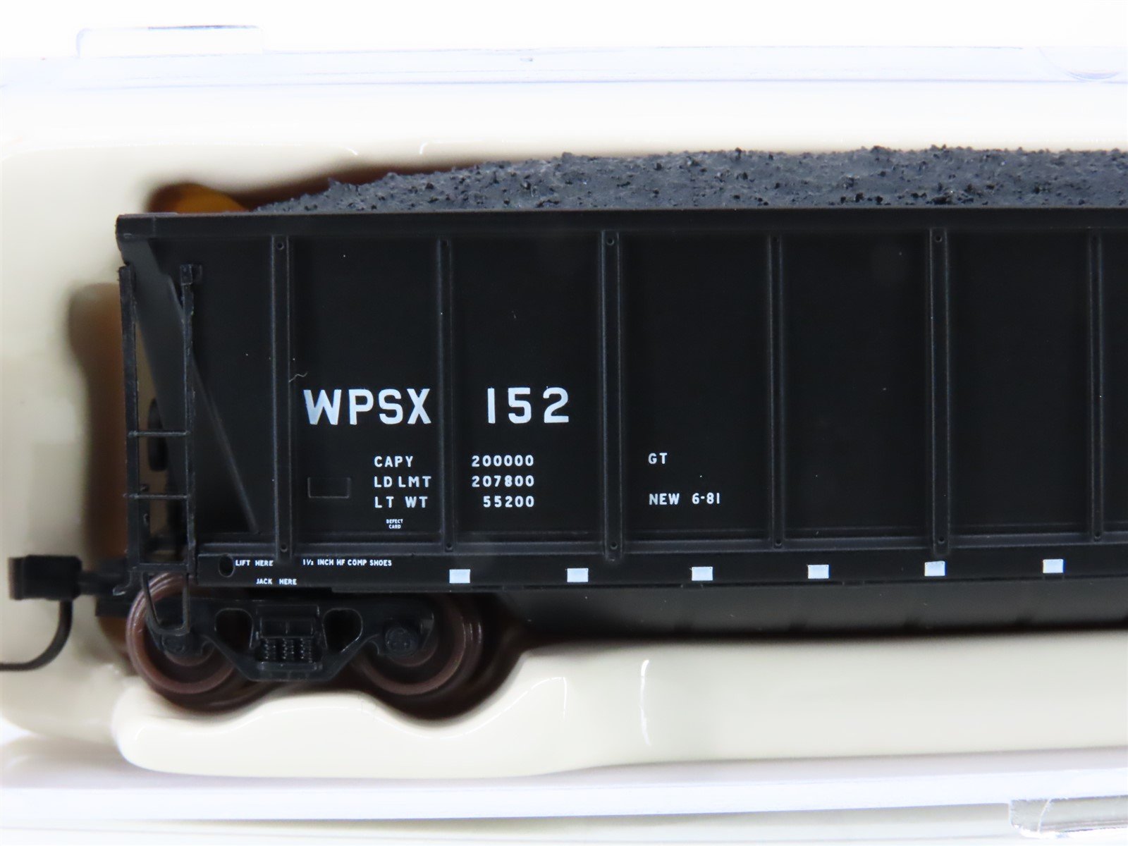 N Scale Atlas 43808-29 WPSX Wisconsin Public Service Coalveyor Hopper #152