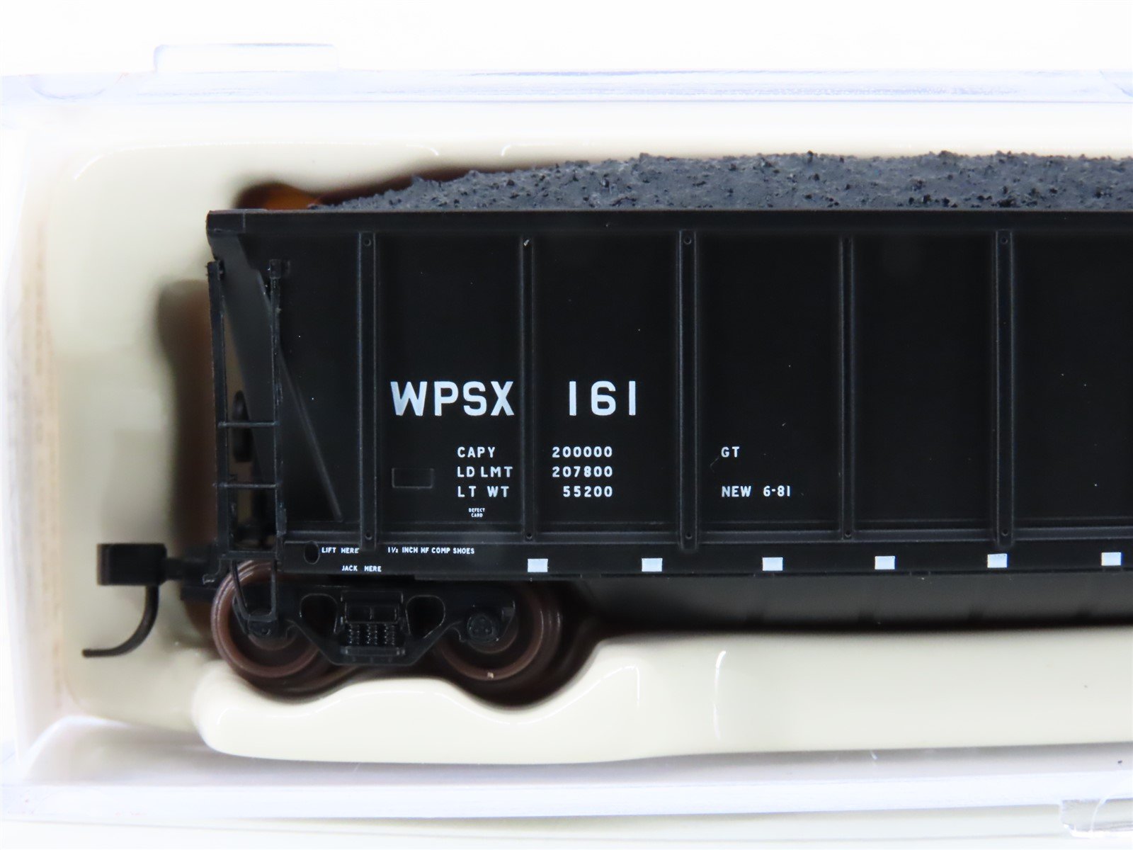 N Scale Atlas 43808-20 WPSX Wisconsin Public Service Coalveyor Hopper #161