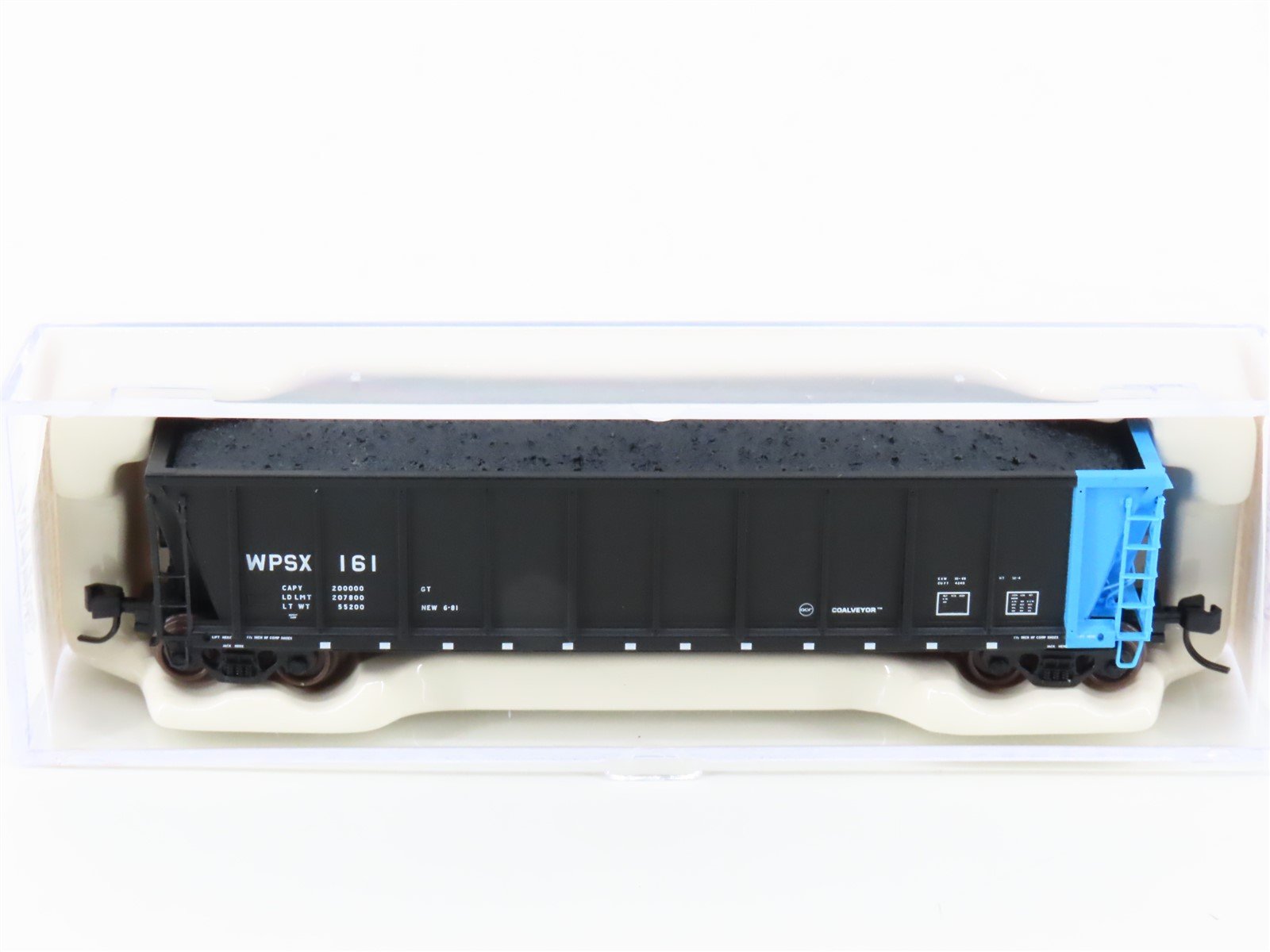 N Scale Atlas 43808-20 WPSX Wisconsin Public Service Coalveyor Hopper #161