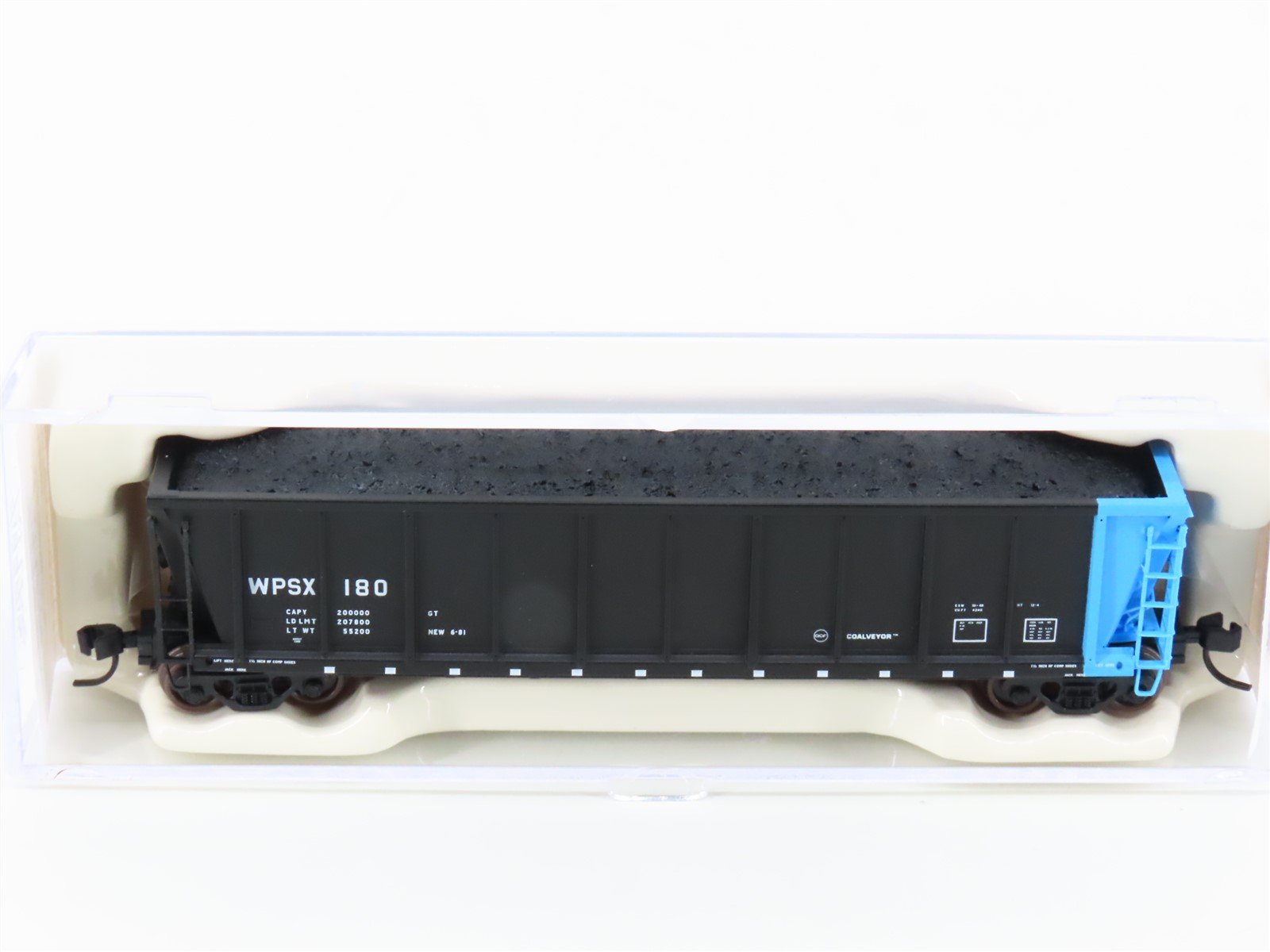 N Scale Atlas 43808-31 WPSX Wisconsin Public Service Coalveyor Hopper #180