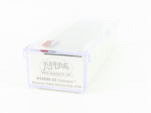N Scale Atlas 43808-32 WPSX Wisconsin Public Service Coalveyor Hopper #186