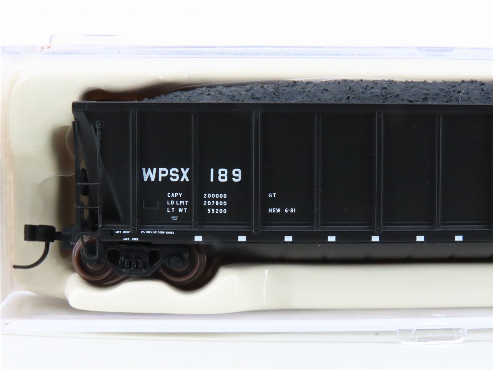 N Scale Atlas 43808-33 WPSX Wisconsin Public Service Coalveyor Hopper #189