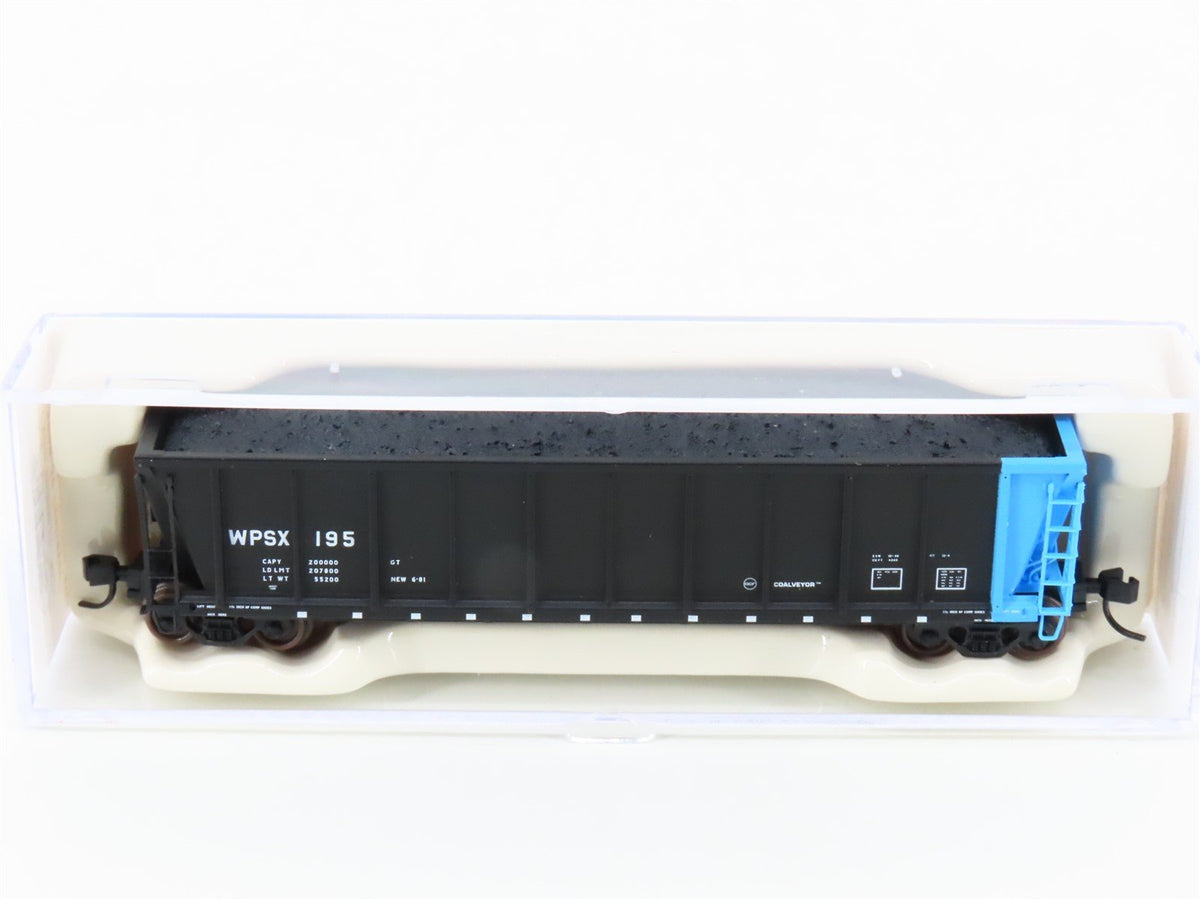 N Scale Atlas 43808-36 WPSX Wisconsin Public Service Coalveyor Hopper #195