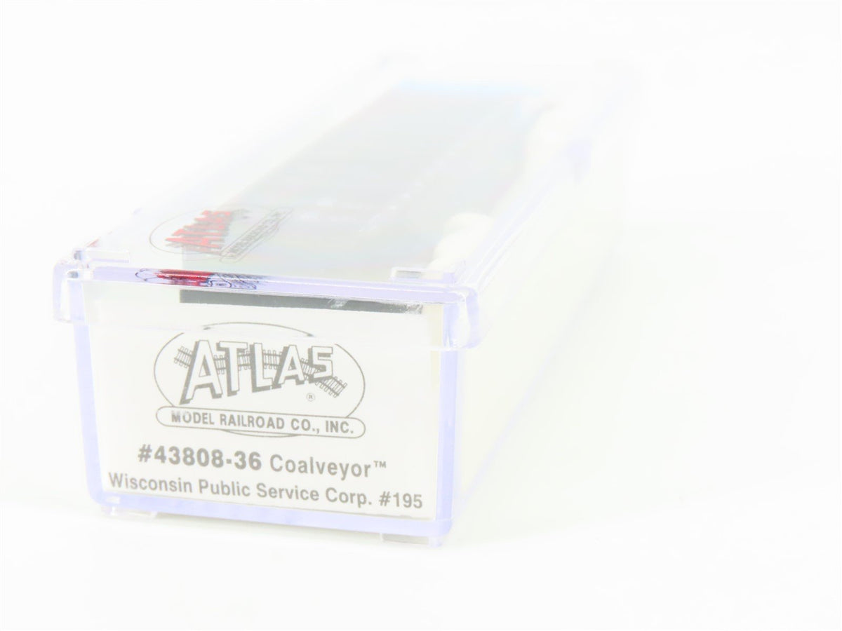 N Scale Atlas 43808-36 WPSX Wisconsin Public Service Coalveyor Hopper #195