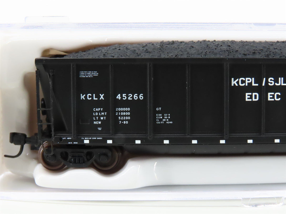 N Scale Atlas 43809-4 KCLX Kansas City Power &amp; Light Coalveyor Hopper #45266